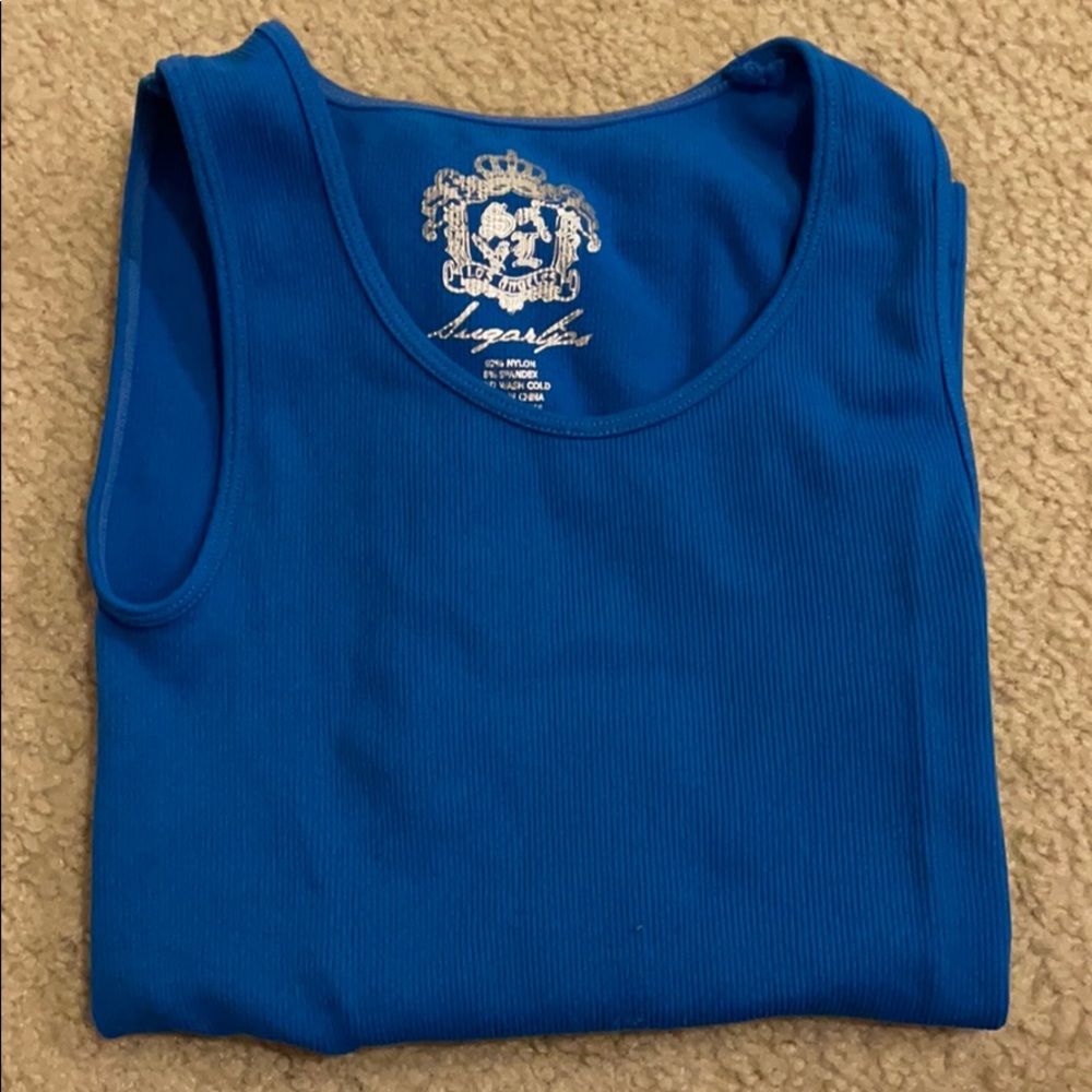 Blue surgarlips tank top